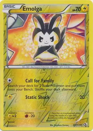 Emolga 49/113 Legendary Treasures