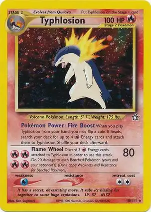 Typhlosion 18/111 Neo Genesis