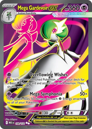 Mega Gardevoir ex 159/132 Mega Evolution