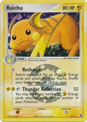 Raichu 12/112 EX FireRed & LeafGreen