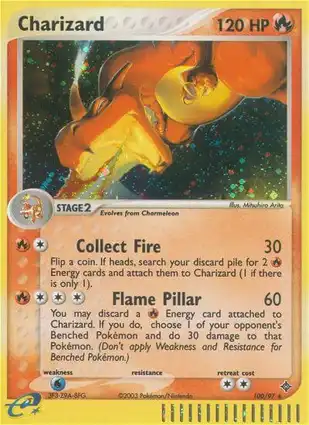 Charizard 100/97 EX Dragon