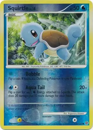 Squirtle 112/132 Secret Wonders