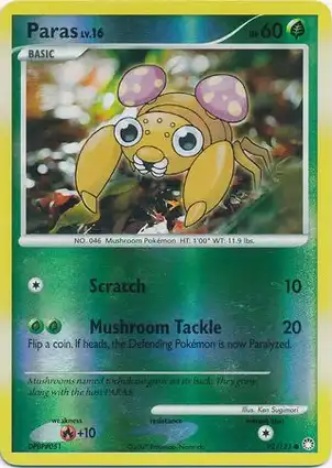 Paras 92/123 Mysterious Treasures
