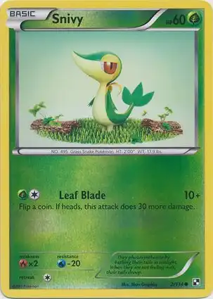 Snivy 2/114 Black & White