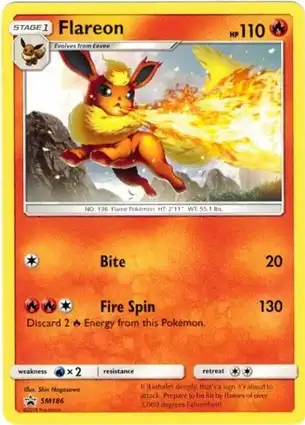 Flareon SM186 Sun & Moon Promos