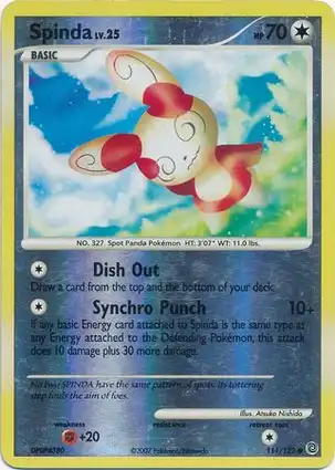 Spinda 111/132 Secret Wonders