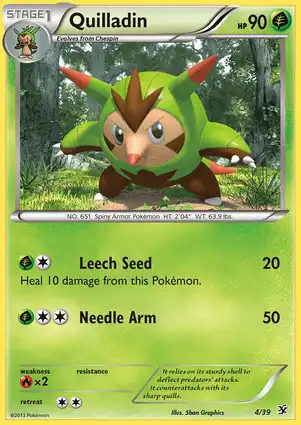 Quilladin 4/39 Kalos Starter Set
