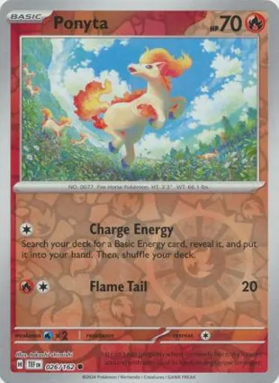 Ponyta 026/162 Temporal Forces