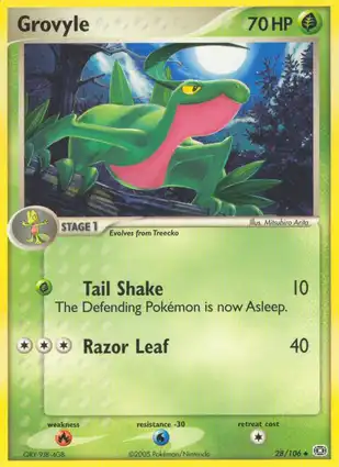 Grovyle 28/106 EX Emerald
