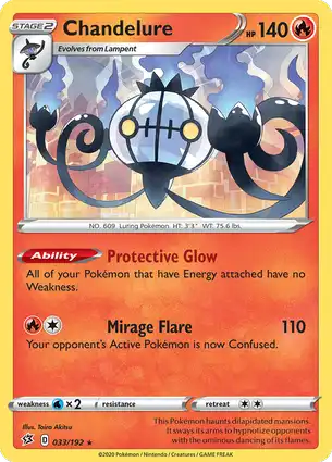 Chandelure 033/192 Rebel Clash