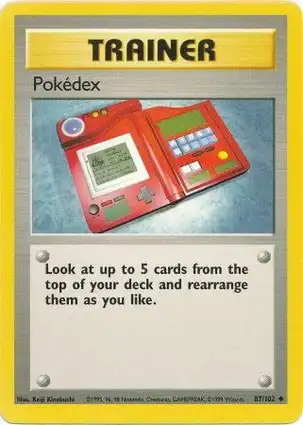 Pokédex 87/102 Base Set Unlimited