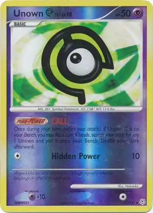 Unown C 67/130 Diamond & Pearl