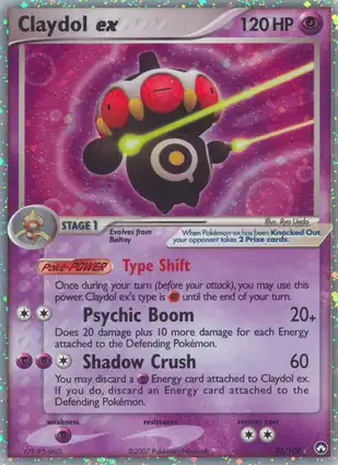 Claydol ex 93/108 EX Power Keepers