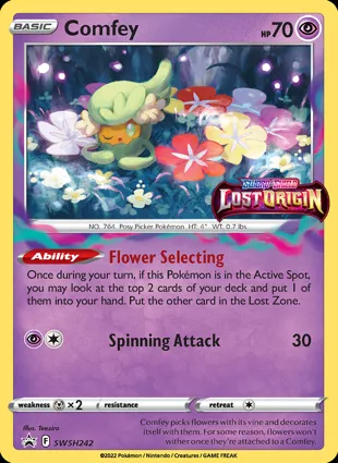Comfey SWSH242 Sword & Shield Promos