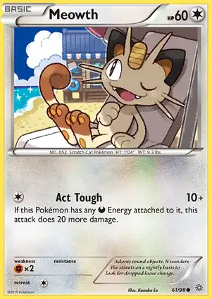 Meowth 61/98 Ancient Origins
