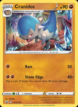 Cranidos SWSH274 Sword & Shield Promos