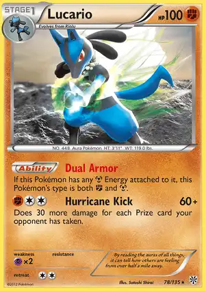 Lucario 78/135 Plasma Storm