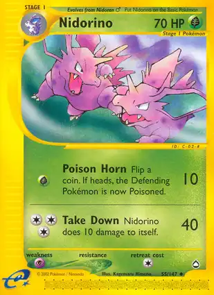 Nidorino 55/147 Aquapolis