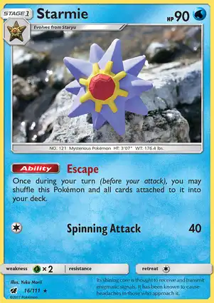 Starmie 16/111 Crimson Invasion