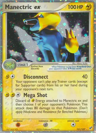 Manectric ex 101/107 EX Deoxys