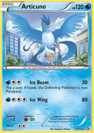 Articuno 32/113 Legendary Treasures