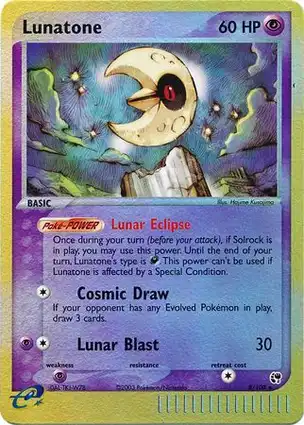 Lunatone 8/100 EX Sandstorm