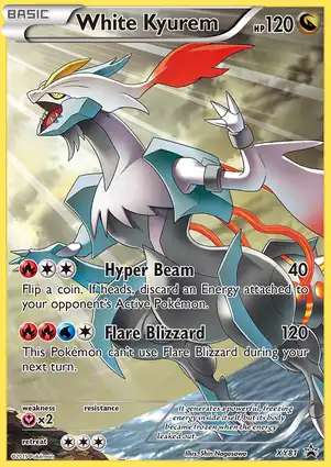 White Kyurem XY81 XY Promos