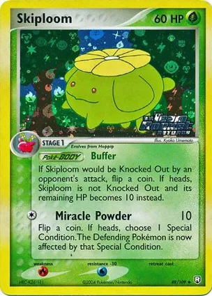 Skiploom 49/109 EX Team Rocket Returns