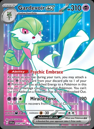 Gardevoir ex 228/198 Scarlet & Violet