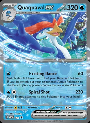 Quaquaval ex 035 Scarlet & Violet Promos