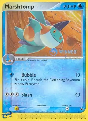 Marshtomp 011 EX Nintendo Promos