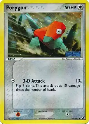 Porygon 69/115 EX Unseen Forces
