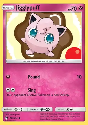 Jigglypuff 133/214 Lost Thunder