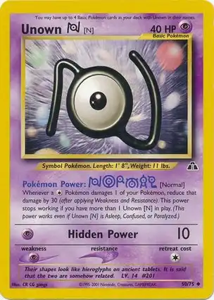 Unown [N] 50/75 Neo Discovery