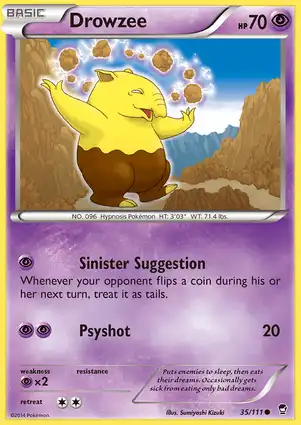 Drowzee 35/111 Furious Fists