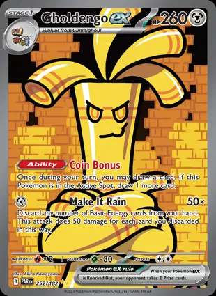 Gholdengo ex 252/182 Paradox Rift