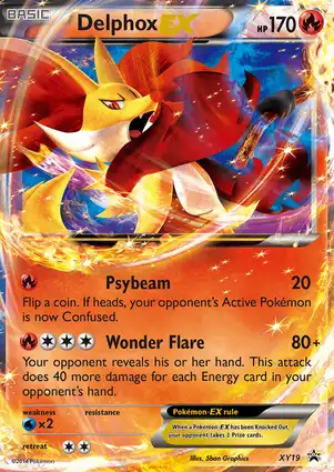 Delphox EX XY19 XY Promos