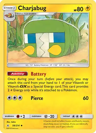 Charjabug 58/214 Unbroken Bonds