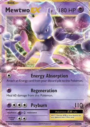 Mewtwo-EX 52/108 Evolutions