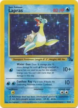 Lapras 10/62 Fossil
