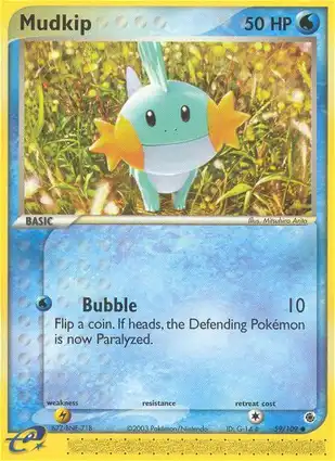Mudkip 59/109 EX Ruby & Sapphire
