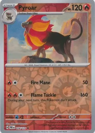 Pyroar 016/131 Prismatic Evolutions