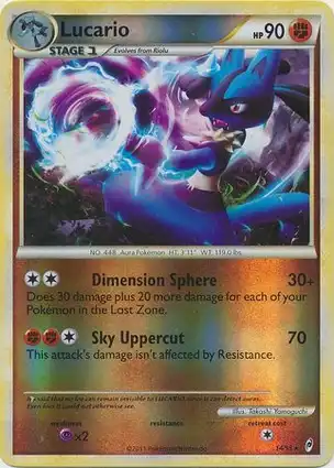 Lucario 14/95 Call of Legends