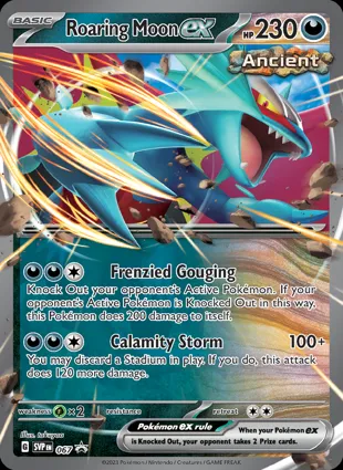 Roaring Moon ex 067 Scarlet & Violet Promos