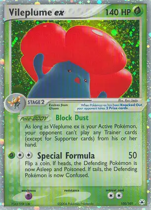 Vileplume ex 100/101 EX Hidden Legends