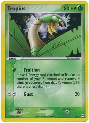 Tropius 27/101 EX Hidden Legends