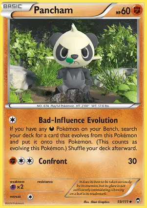 Pancham 59/111 Furious Fists