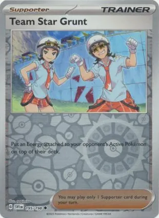 Team Star Grunt 195/198 Scarlet & Violet