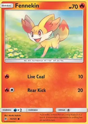 Fennekin 15/131 Forbidden Light