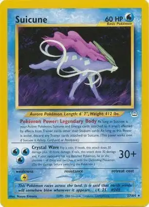 Suicune 27/64 Neo Revelation
